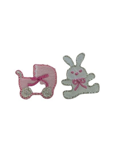 Applicatie meisjes p/2st Luxe wandelwagen