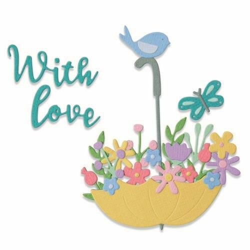 Stans With love paraplu p/11st thinlits 