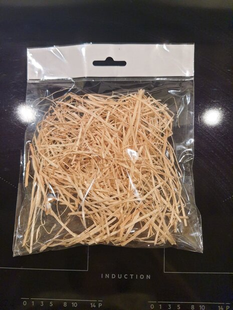 Fijn houtwol naturel kleur A5 zakje