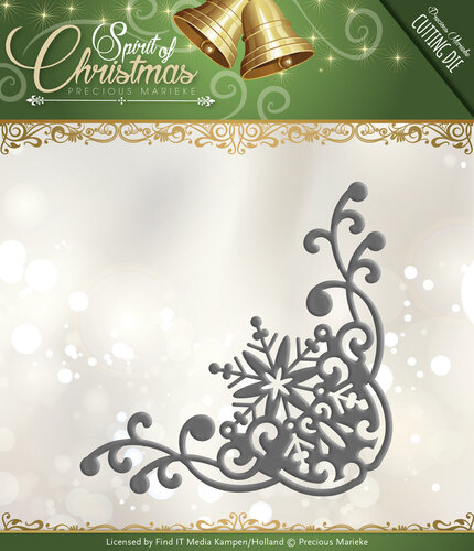 Stans Spirit of christmas  Snowflake corner p/st