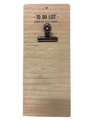 Klembord to do list: enjoy the little things 15x36cm p/st