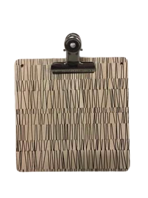 Klembord vierkant met verticale streep 17x17cm p/st