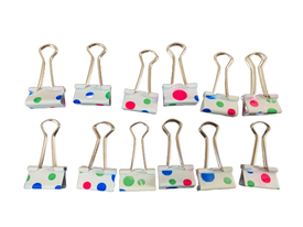 Klemmen met stippen 19mm p/12st