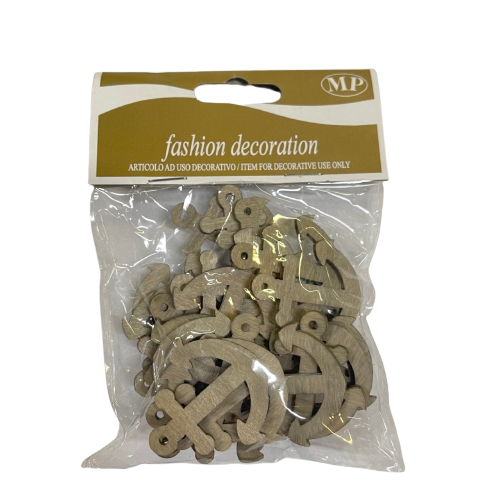 Anker naturel/bruin 4cm p/24st hout