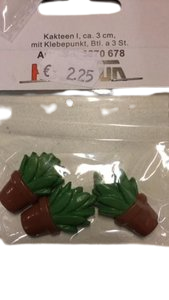 Polystone Cactus model 3 3cm p/3st