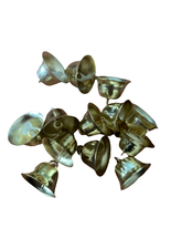 Belletjes goud 2.1cm p/24st met oogje