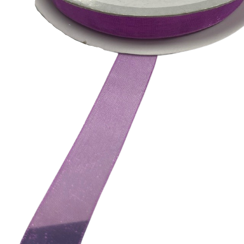 Lint voilet organza shining 15mm p/5mtr 
