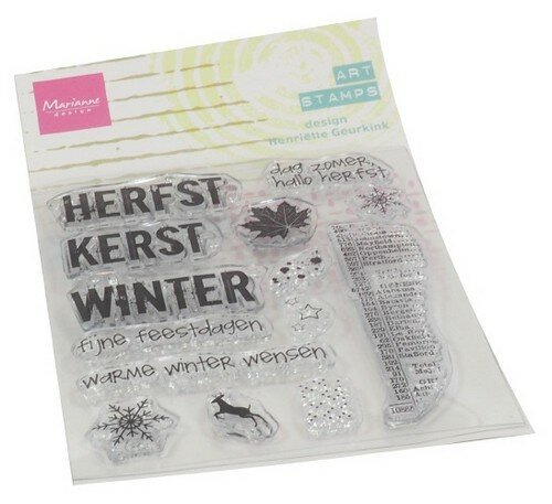 Clear stamp Hallo herfst 95x160mm p/st