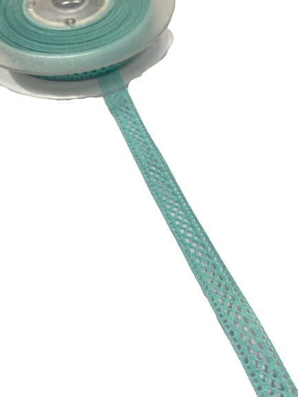Kant mintgroen 10mm p/3mtr new lace