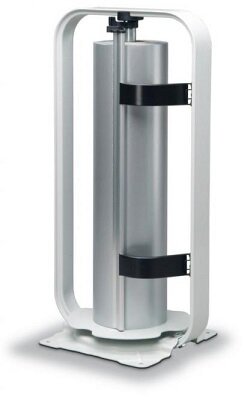 Papier afroller grijs 100cm vertikaal staand model