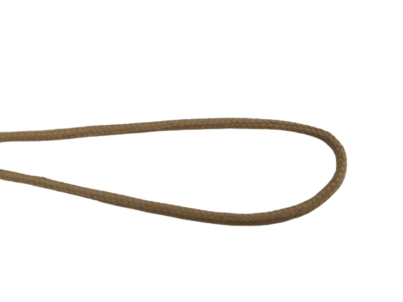 Katoenkoord lichtbruin 4mm p/mtr