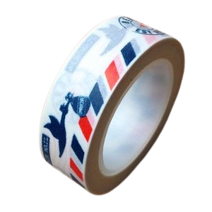 Masking tape airmail met ooievaar 15mm p/10m wit