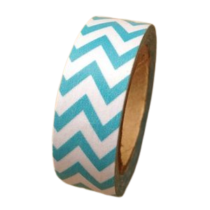 Masking tape blauw chevron 15mm p/10m 