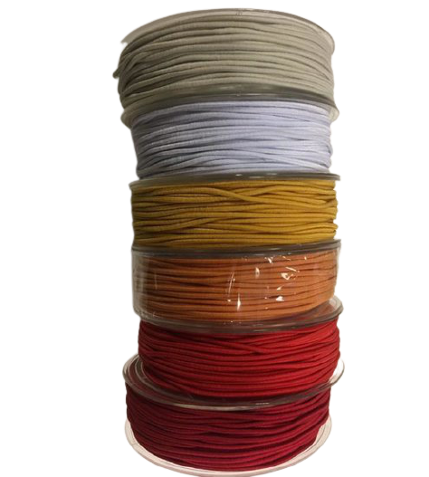 Elastiek 12kleurenx1mtr p/set 1.8mm