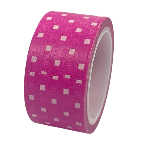 Masking tape fuchsia blokje 20mm p/5m 