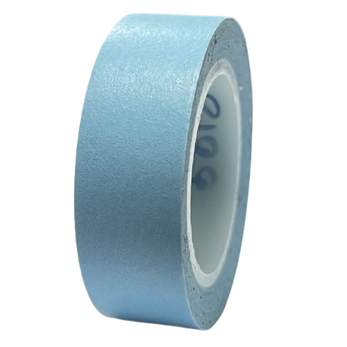 Masking tape blauw effen 15mm p/10m 