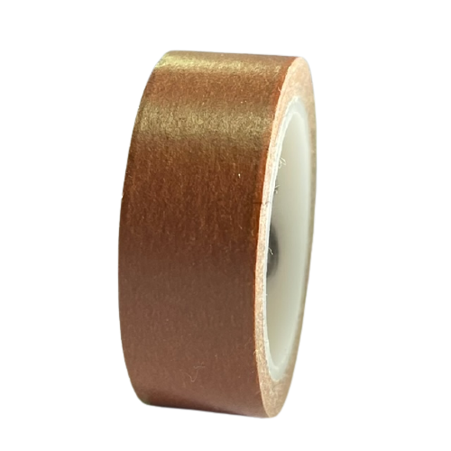 Masking tape bruin effen 15mm p/10m