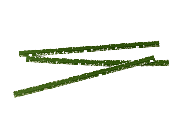 Binders wit/groen especially for you p/25st