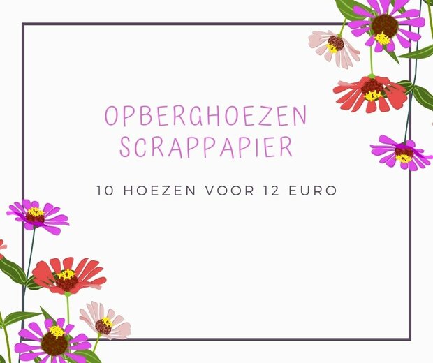Beursaanbieding 16: opberghoezen scrappapier p/10st