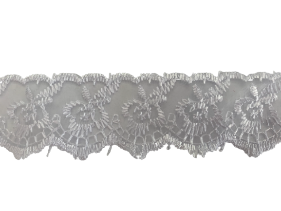 Kant wit lace 38mm p/mtr 