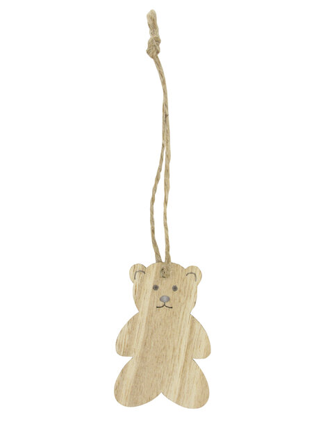 Hanger beer 5cm p/4st hout