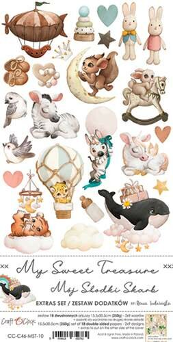 Extras Set My sweet treasure 15,5x30,5cm p/12vel