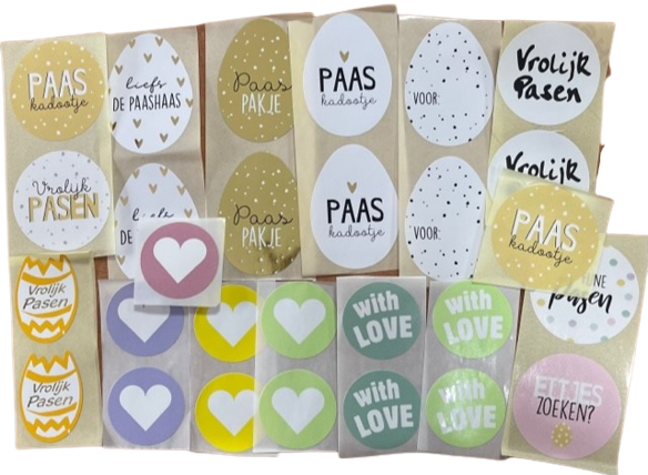 Stickerset pasen p/28st
