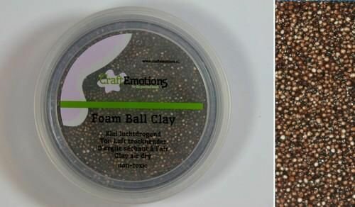 Foamball clay bruin luchtdrogende klei p/23gr