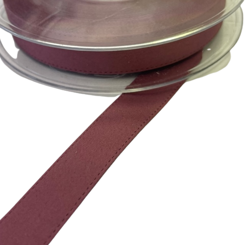 Lint oud roze 15mm p/mtr dafne