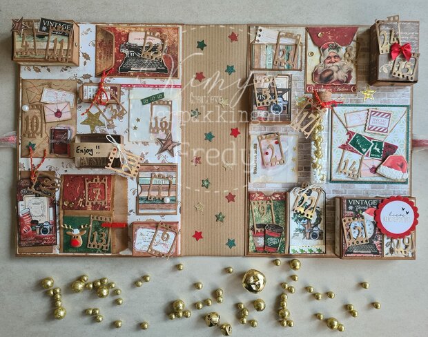 Doedag pakket november 2021 boekje project incl papier Christmas journal