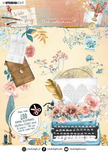 Stansblok nr.24 Write your story A5 p/set