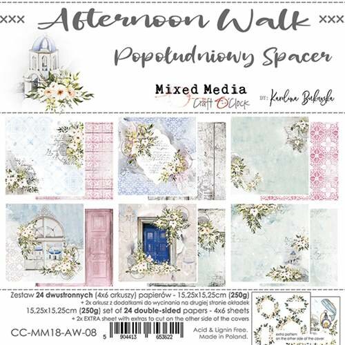 Paper pad 15.25x15.25cm Afternoon Walk p/24velPaper pad 15.25x15.25cm Afternoon Walk p/24vel