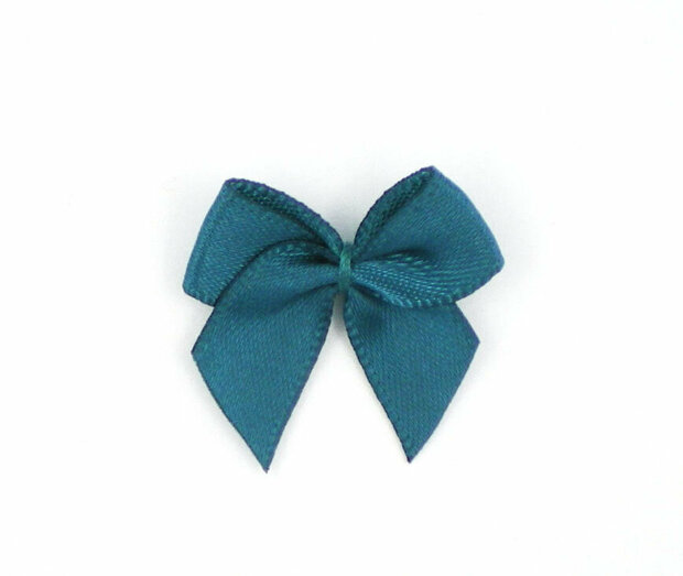 Strik Teal satijn 24mm p/5st serie1