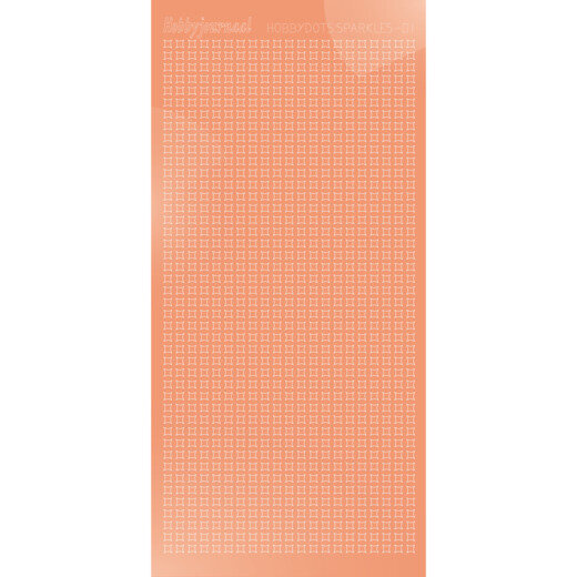 Hobbydots sticker sparkles mirror salnon