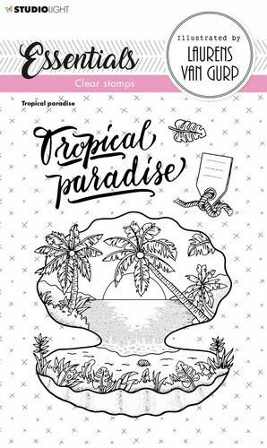 Clear stamp Essentials nr.257 A6 p/st schelp