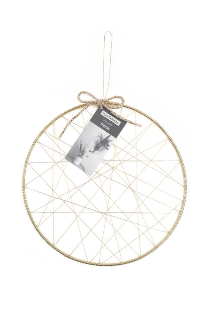 Ring 33cm rond metaal met draad