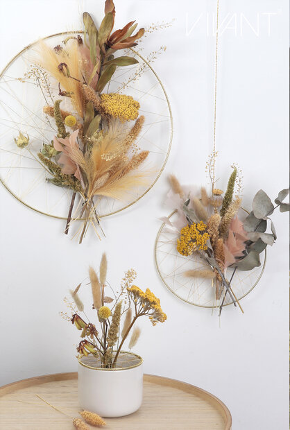 Ring 33cm rond metaal met draad