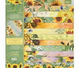 Paper pad 30.5x30.5cm The sunflower collection p/36vel