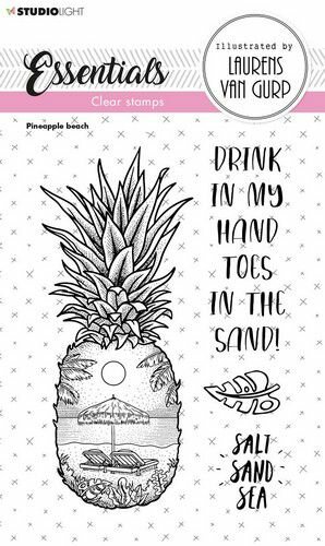 Clear stamp Essentials nr.258 A6 p/st ananas