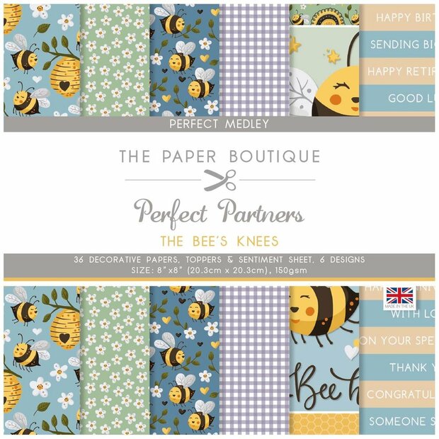 Paper pad Perfect Partners The Bee&#039;s Knees 20x20cm