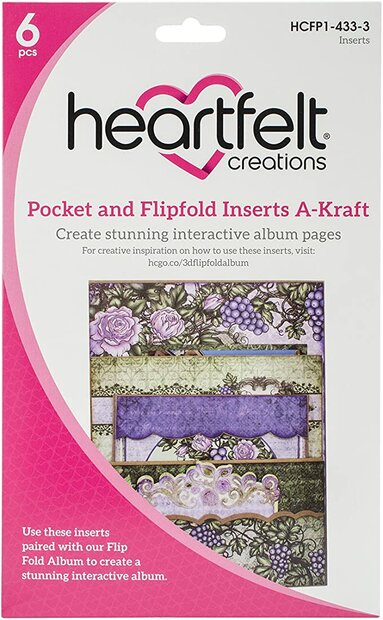 Inleg Heartfelt boek A p/6st kraft