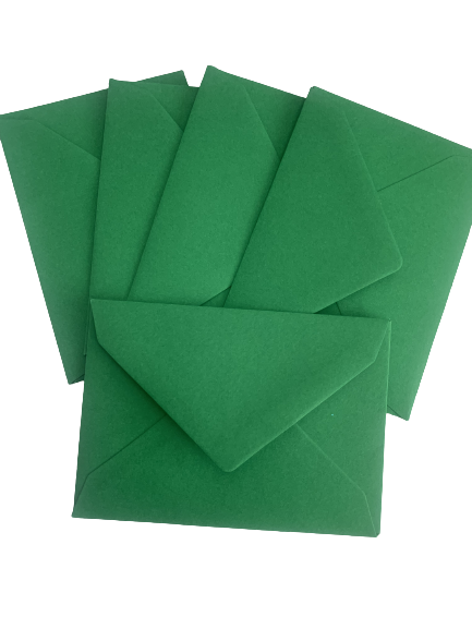 Envelop grasgroen 7x10cm p/10st 