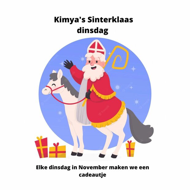 Basispakket Sinterklaas 5 cadeautjes elke dinsdag in november 2022