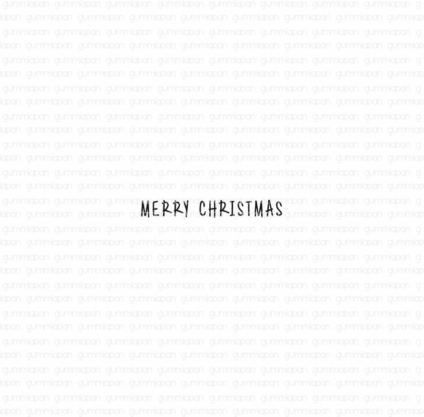 Stamp Merry christmas p/st