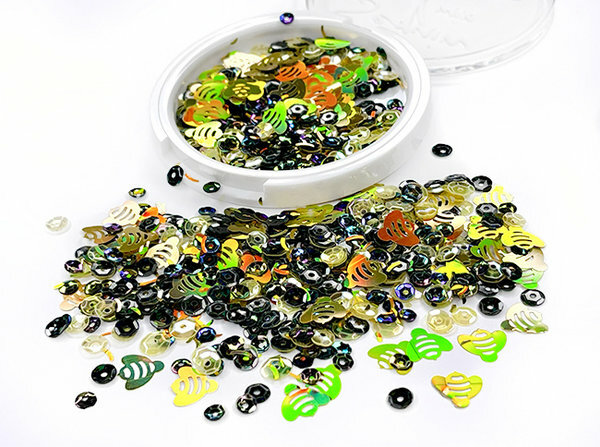  Bee Sting Sequin Mix Picket Fence 