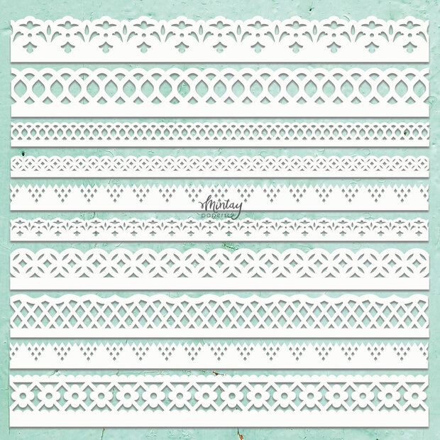 Chipboard kantjes 30.5x30.5cm p/st