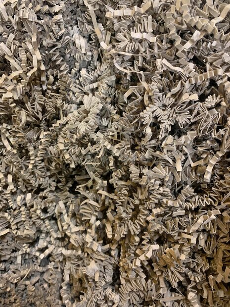 Sizzle papierwol kraft bruin p/zakje