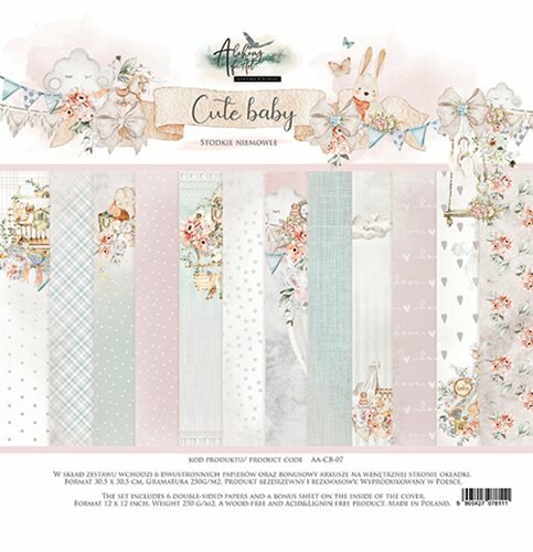 Paper pad 30.5x30.5cm Cute Baby p/6vel