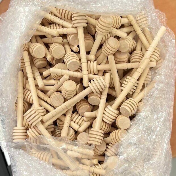 Honingdraaiers 10x2cm p/2st houten