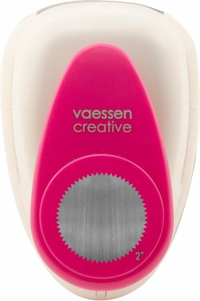 Vaessen Creative - 3-in-1 Label Hoekpons Geschulpt